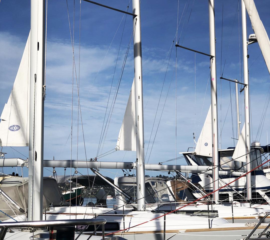 sailboats with in mast furling