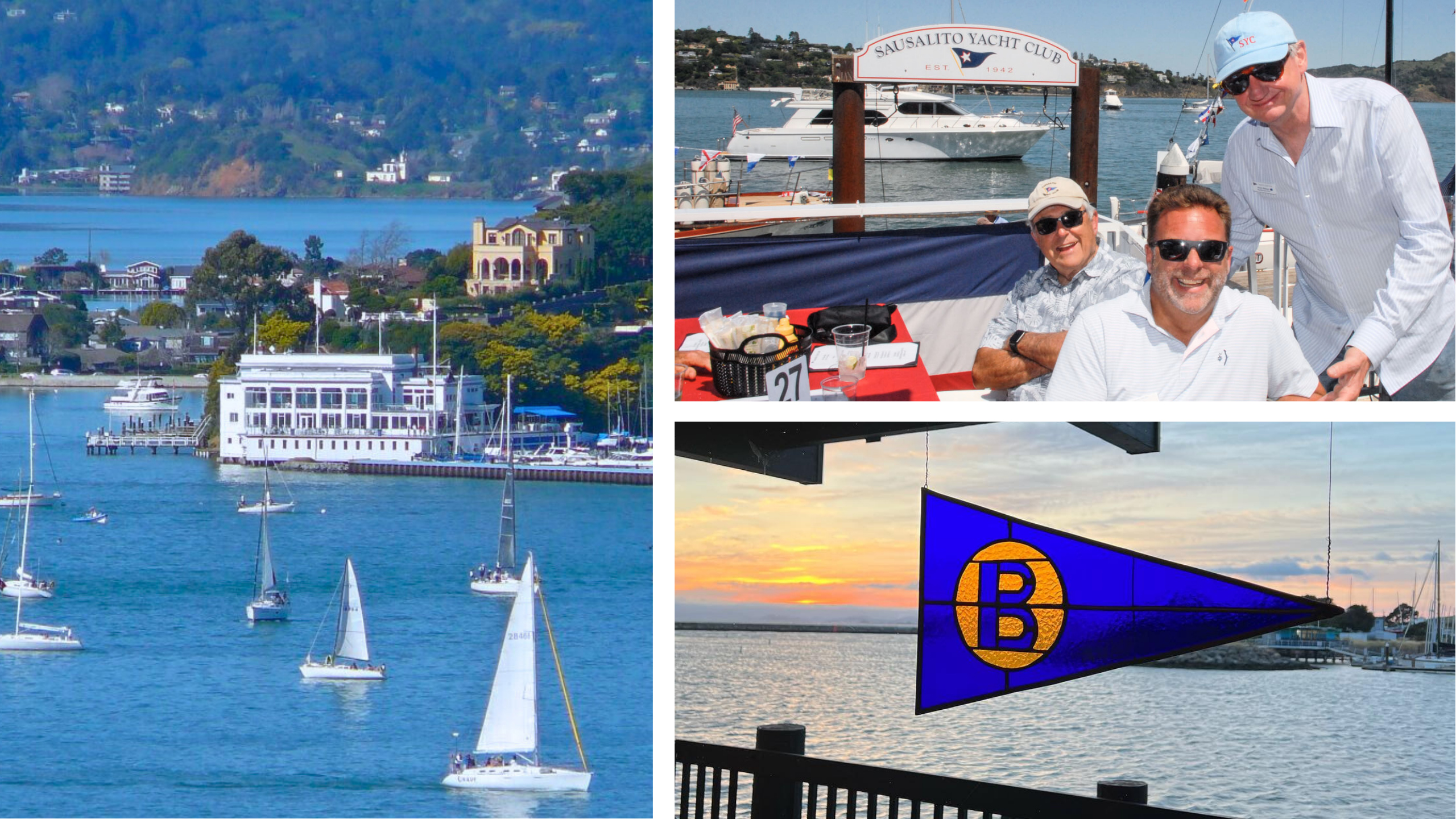 SYC - Gary Ferber Photography, CYC - Corinthian Yacht Club facebook page, BYC - Berkeley Yacht Club's facebook page